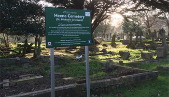 Conservation Progress at Heene Cemetery