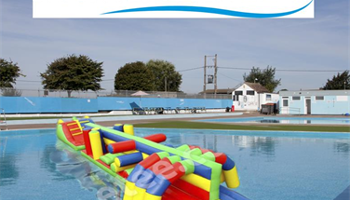 Inflatable Fun at Brightlingsea Lido